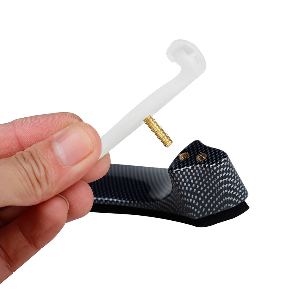 Multi-Adjustable Shoulder Rest with Wipe Cloth for Violin, Soft Sponge Pad