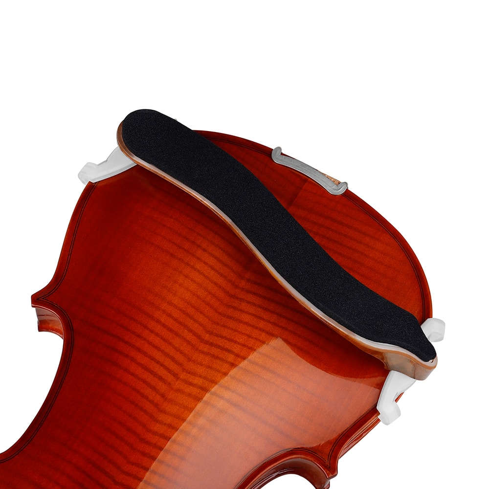Multi-Adjustable Shoulder Rest with Wipe Cloth for Violin, Soft Sponge Pad