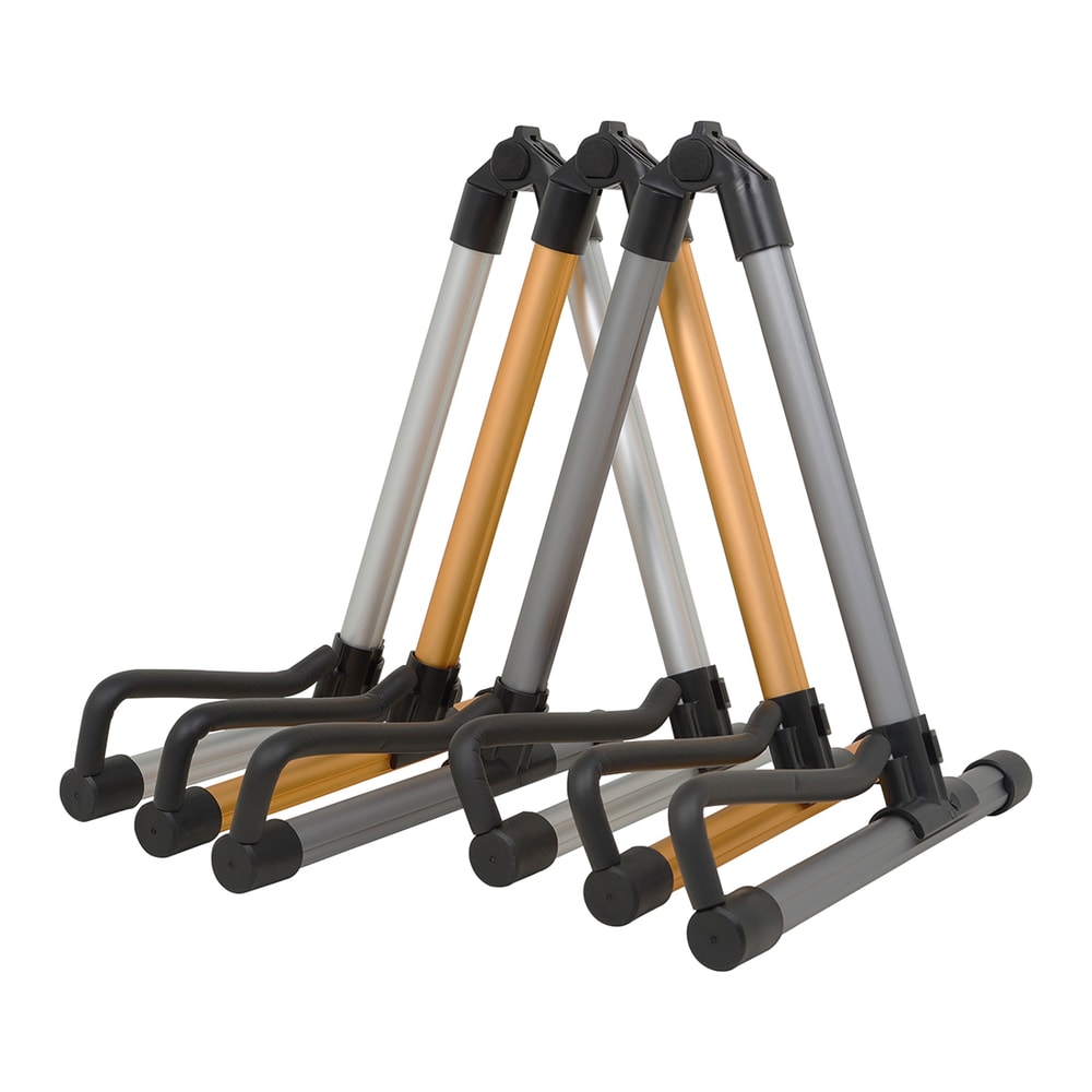 Professional Guitar Stand, Aluminum Alloy, Foldable A-Frame Musical Rack, Removable Guitar Accessories