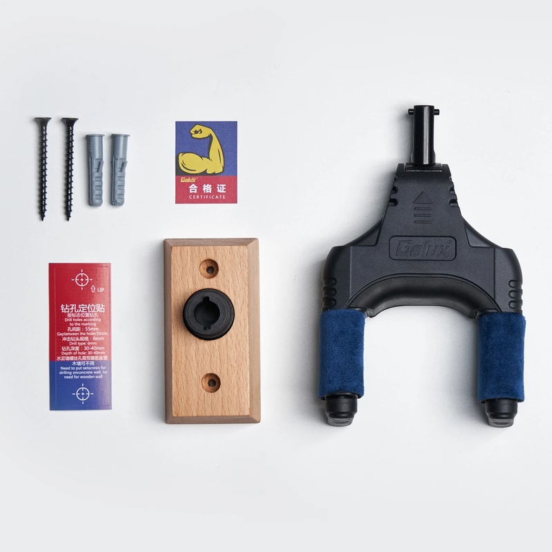 Self-Locking Hanger, Wall Mount Guitar Hook, Ukulele Violin Holder