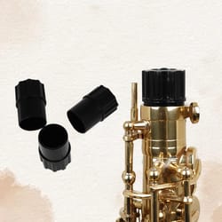portable alto sax mouth end plug, anti-button bump, woodwind instrument accessory