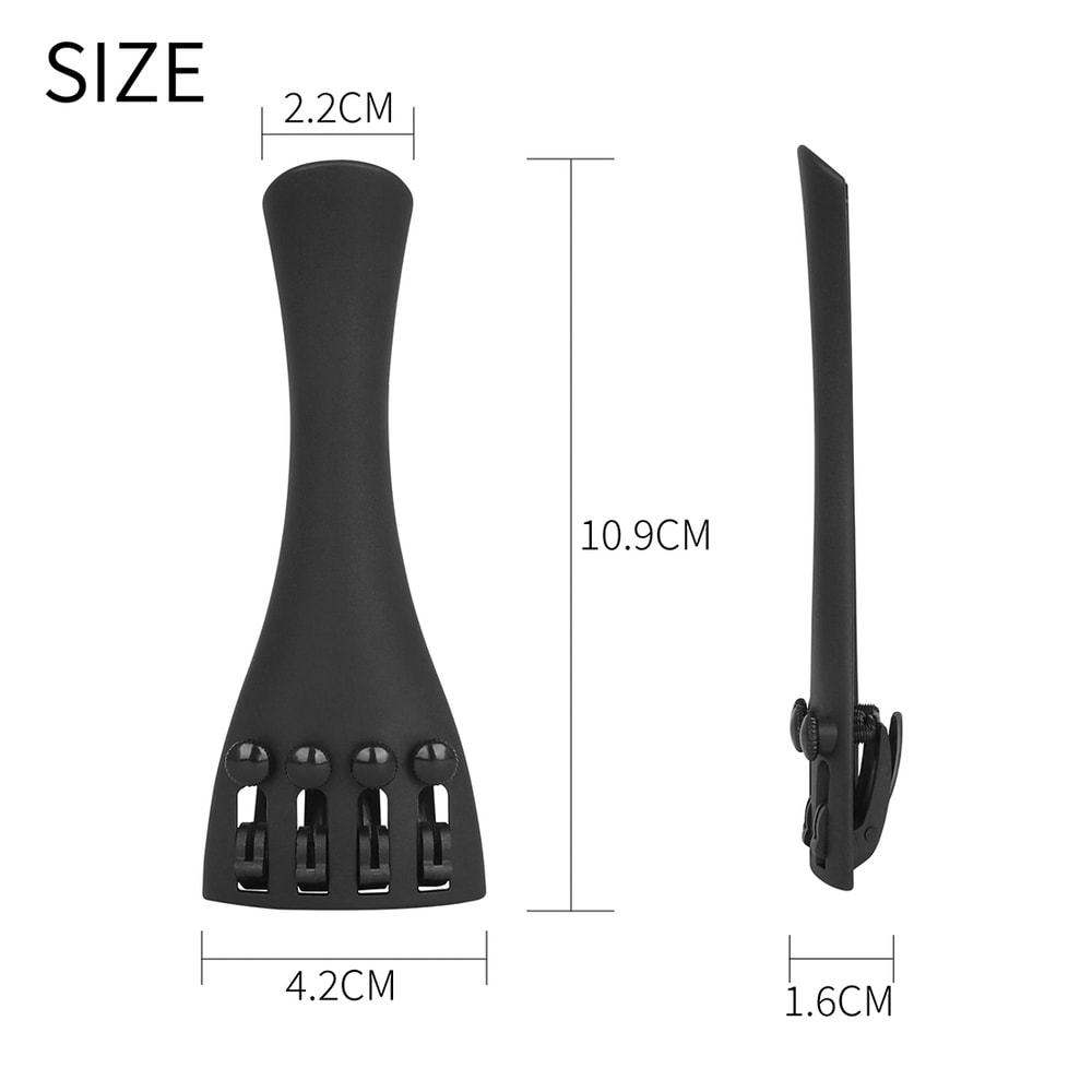Adjustable Violin Tailpiece, Carbon Fiber High-End Pull-String Plate, Drawstring Board Tailgut Musical Parts