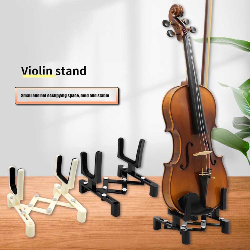 Professional Violin Folding Stand Portable ABS Material Floor Stand For Stringed Instruments 0