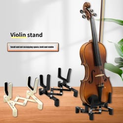 professional violin folding stand, portable abs material floor stand for stringed instruments