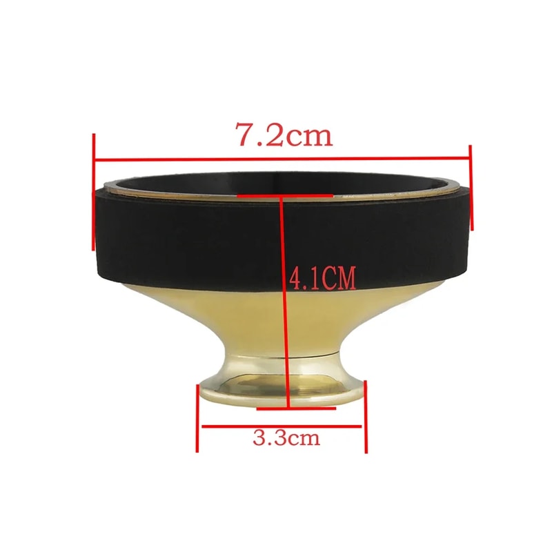 LightWeight ABS Saxophone Silencer Round Mute Dampener For Alto Saxophone Beginners Parts Accessori 1