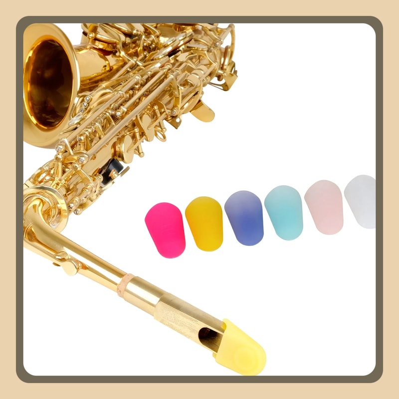 Clarinet Sax Mouthpiece Protective Cap Silicone Cap Protection Woodwind Musical Instrument Accessor 0