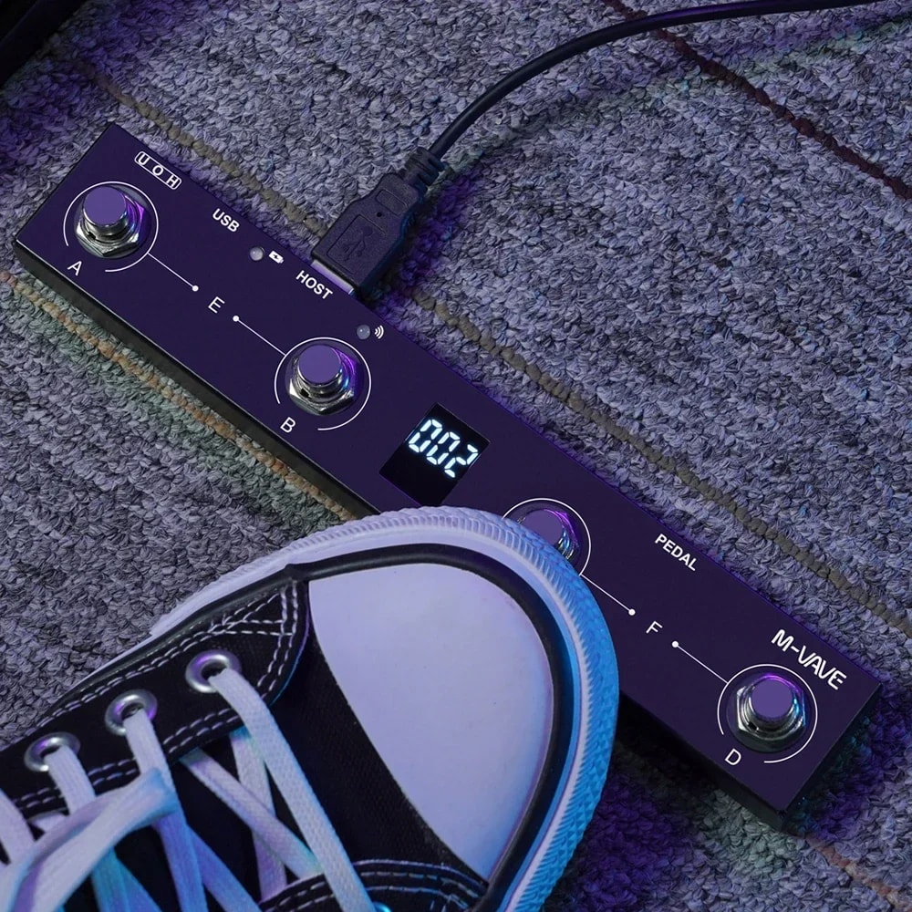 MIDI Foot Switch Controller, Keyboard Buttons, Page Turner, Host Interface