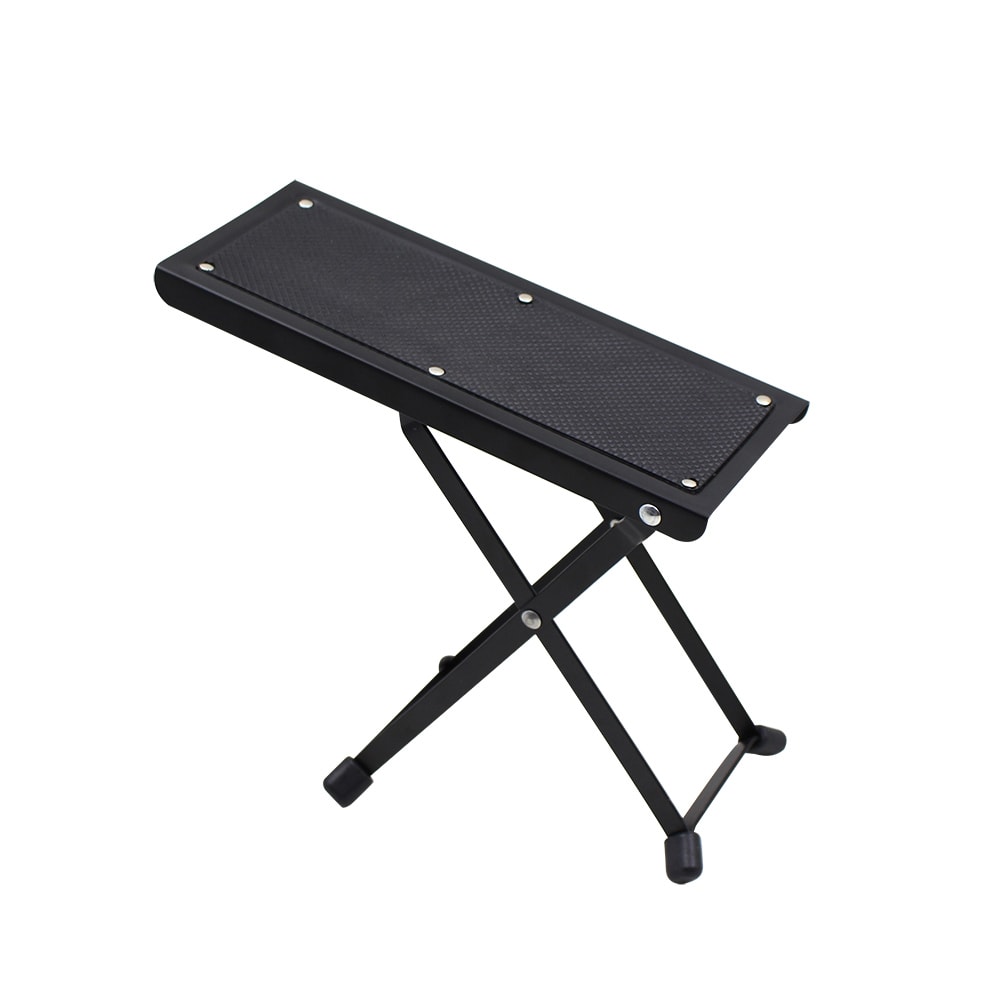 Adjustable Metal Foot Stool With NonSlip Pads Foldable Support For Guitar Parts Accessories 5