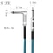 Color Braided Shielded Cable, Noise Reduction Audio Line for Bass Guitar Parts