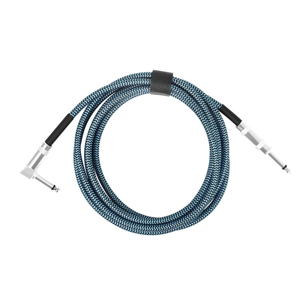 Color Braided Shielded Cable, Noise Reduction Audio Line for Bass Guitar Parts