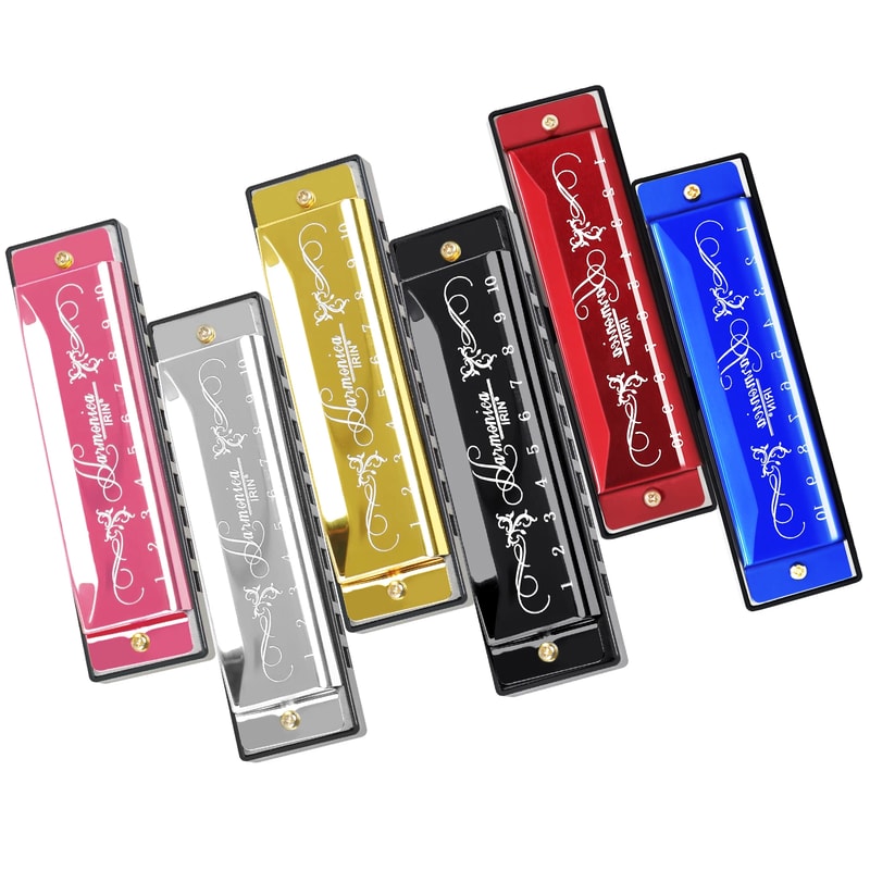 Woodwind Harmonica for Beginners, Colorful C Key, Perfect Gift for Children