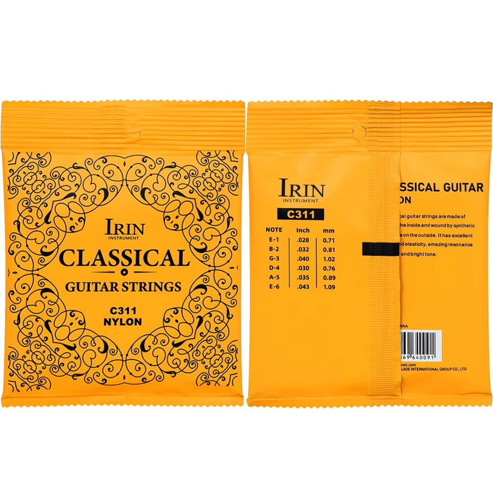 Professional Classical Guitar Accessory Plated Copper Alloy Nylon Strings For Beginners 4