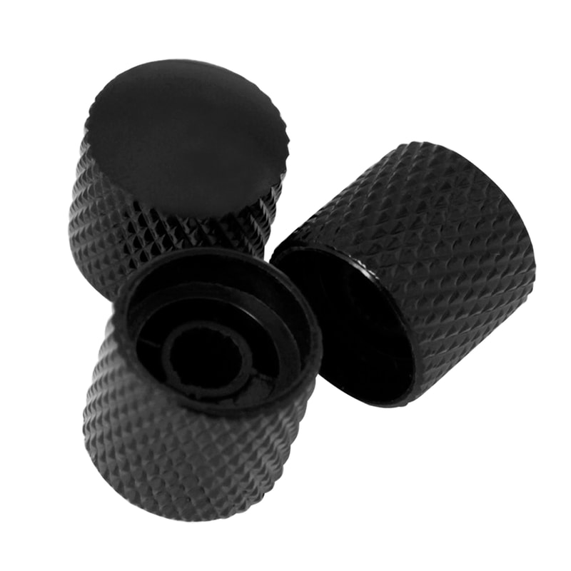Bass Guitar Accessories: Volume Tone Control Knobs, Electric Guitar Bass Potentiometer Hat Cap