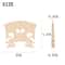 Fiddle Violin Bridge, Elected Maple Wood Pattern Bridge, Violin Accessories