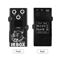 speaker simulator effects pedal, ir cab impulse response, xlr output, output/input part