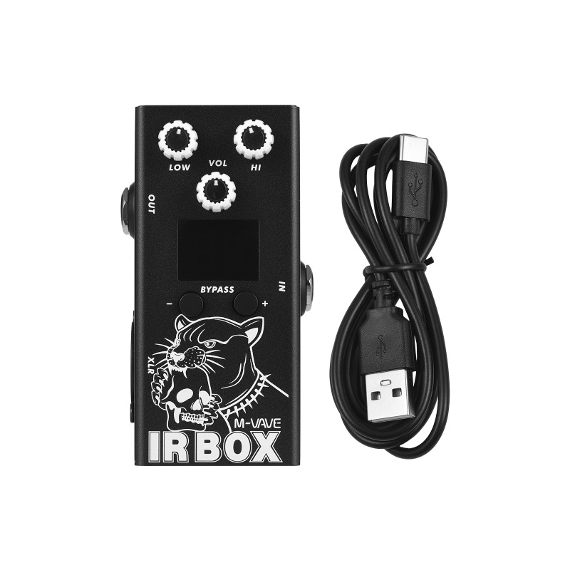 Speaker Simulator Effects Pedal, IR Cab Impulse Response, XLR Output, Output/Input Part