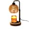 Creating Atmosphere Ornaments, Retro Linen Takraw Ball-shaped Aromatherapy Lamp with Wax and Timer