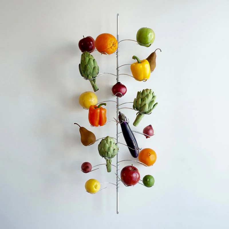 Display Fruit Display Stand Fruit And Vegetable Wall Mount Rack Creative Kitchen Utensil Household 4