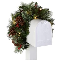 christmas decorations ground mushrooms christmas tree mailbox decoration garland red fruit rattan