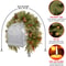 Christmas decorations ground mushrooms Christmas tree mailbox decoration garland red fruit rattan