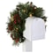 Christmas decorations ground mushrooms Christmas tree mailbox decoration garland red fruit rattan