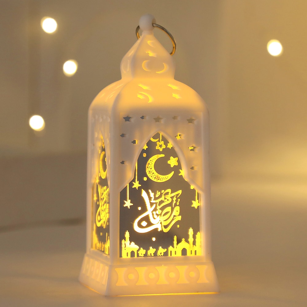 Ramadhan Decorations Eid, LED Lantern Lights Castle Lights, Gifts Table Decorations, Muslim Holiday Supplies