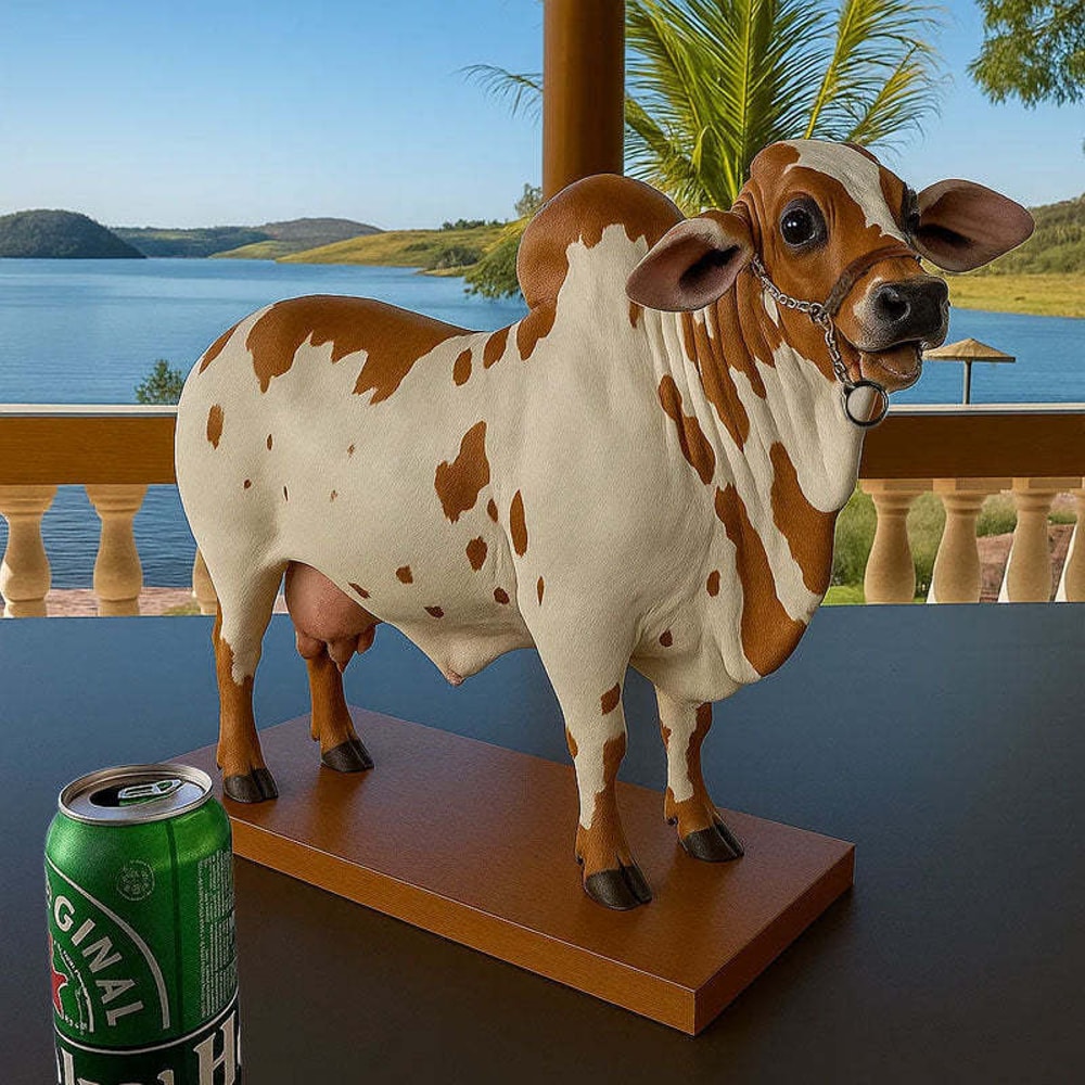 Bull Liquor Dispensers Ornaments, Nelore Bull Liquor Dispensers, Unique Bar Decor Gift