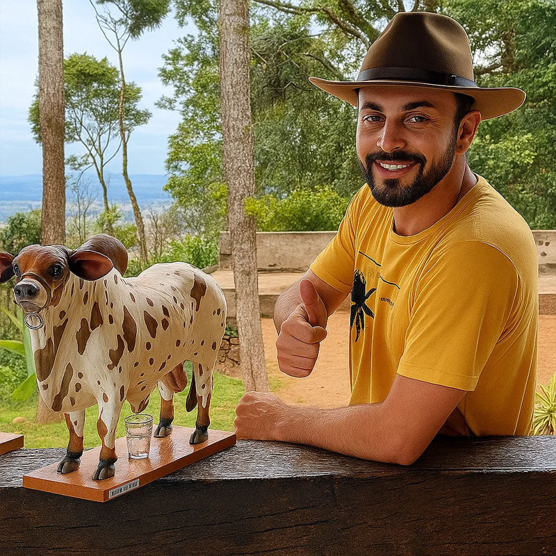 Bull Liquor Dispensers Ornaments, Nelore Bull Liquor Dispensers, Unique Bar Decor Gift