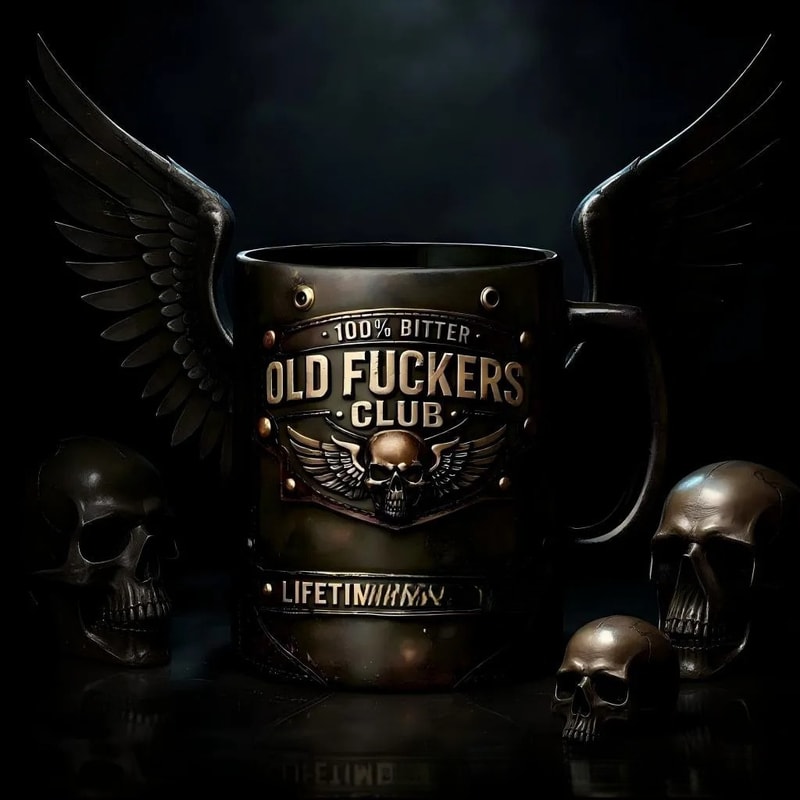 Creative and Personalized Old Guys Club Mug, Coffee Cup, Office and Home Drinking Cup, Ideal Gift