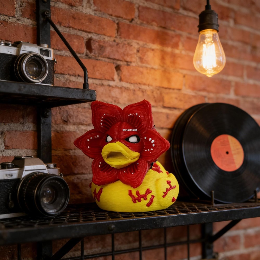 Creative Duck Model, Demon Duck Figurine, Trendy Toy, Realistic Action Figure, Desktop Decoration, Gift