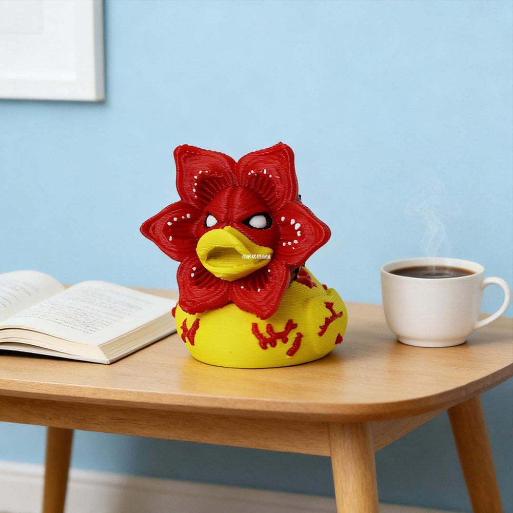 Creative Duck Model, Demon Duck Figurine, Trendy Toy, Realistic Action Figure, Desktop Decoration, Gift