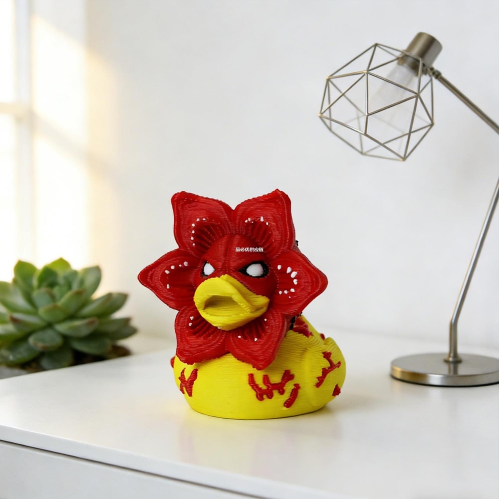 Creative Duck Model, Demon Duck Figurine, Trendy Toy, Realistic Action Figure, Desktop Decoration, Gift