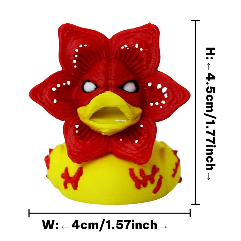 Creative Duck Model, Demon Duck Figurine, Trendy Toy, Realistic Action Figure, Desktop Decoration, Gift