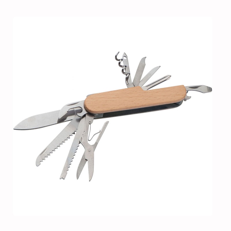Multifunctional Folding Pocket Knife Stainless Steel Camping Tool With Blade Scissors Bottle Opener Outdoor Survival Accessories