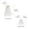 Creative Halloween LED Ghost Decor Luminous Glowing Ghost Ornament Handmade Desktop Decoration 5