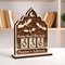 Book Lovers Reading Counter, Wooden Desktop Tracker, Double Thickness Bookshelf Ornaments, Crafts Gifts