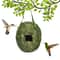 Handwoven Grass Wicker Birdhouse, Assorted Natural Bird Nest Set, Hanging Bird Shelter for Small Birds