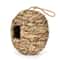 Handwoven Grass Wicker Birdhouse, Assorted Natural Bird Nest Set, Hanging Bird Shelter for Small Birds