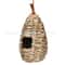 Handwoven Grass Wicker Birdhouse, Assorted Natural Bird Nest Set, Hanging Bird Shelter for Small Birds