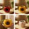 Decorative Flower-patterned Mug, Coffee Cup, Multiple Styles Available, Flower-shaped Drinking Cup for Office and Home,