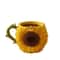 Decorative Flower-patterned Mug, Coffee Cup, Multiple Styles Available, Flower-shaped Drinking Cup for Office and Home,