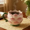 Decorative Flower-patterned Mug, Coffee Cup, Multiple Styles Available, Flower-shaped Drinking Cup for Office and Home,