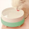 Rechargeable Pet Water Heating Bowl Heated Cat Bowl Detachable Ceramic 1