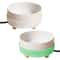 Rechargeable Pet Water Heating Bowl Heated Cat Bowl Detachable Ceramic 3