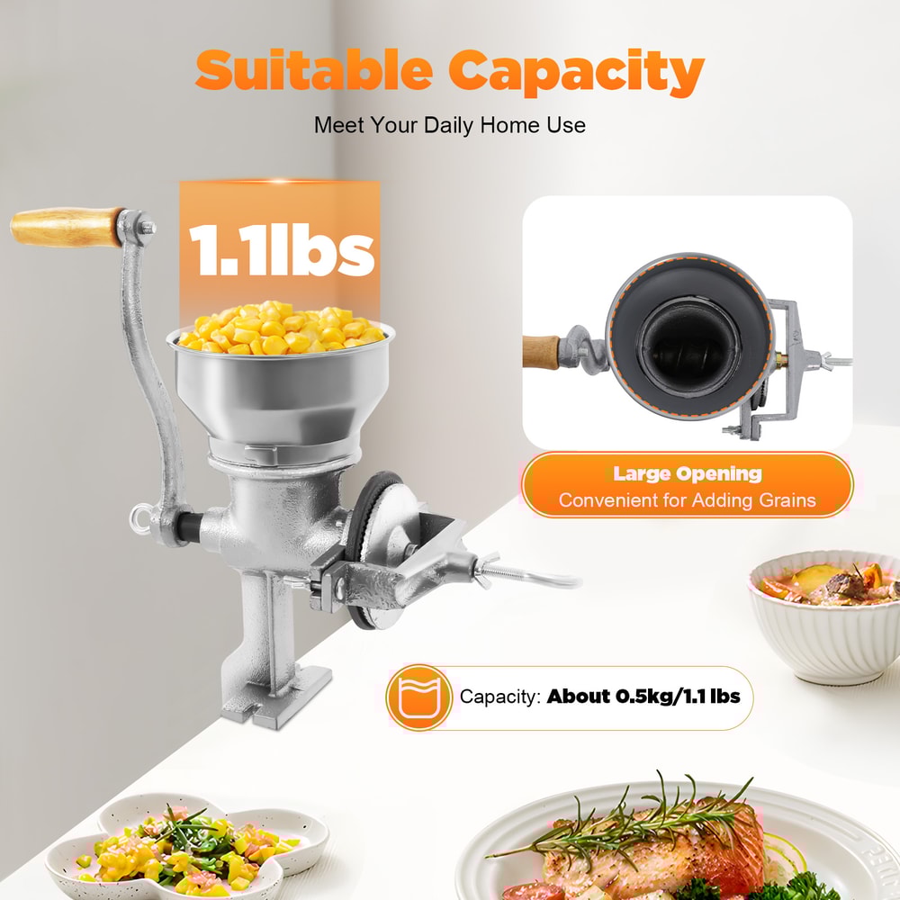 Manual Grain Grinder (cast Iron Material) Household Hand-operated Small Grinder Grinder Portable