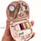 Portable Small Sewing Kit, All-round Nordic Style Mini Sewing Box Set