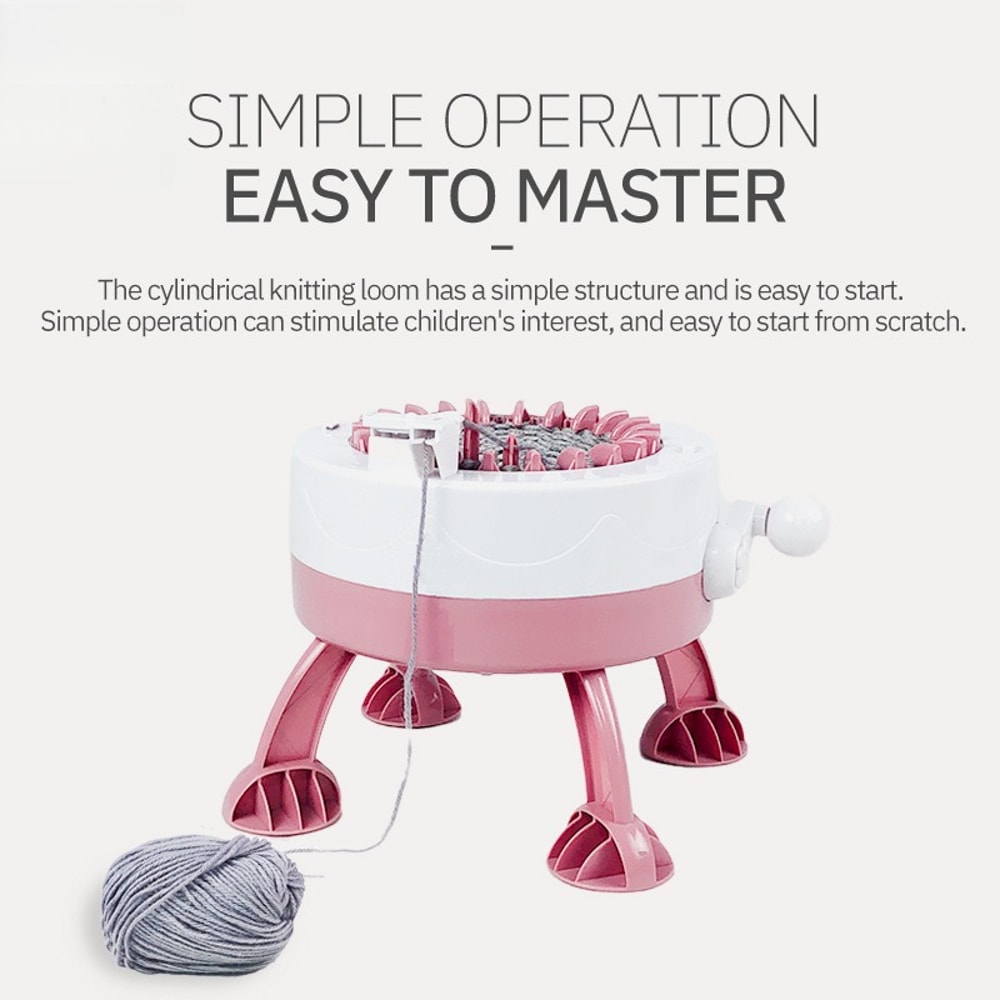 Children's Parent-child Interactive DIY Glove and Scarf Knitting Tool, Round Knitting Machine Gauge Hand Knitting Tool