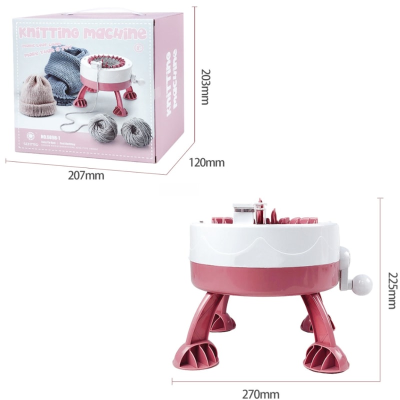 Children's Parent-child Interactive DIY Glove and Scarf Knitting Tool, Round Knitting Machine Gauge Hand Knitting Tool