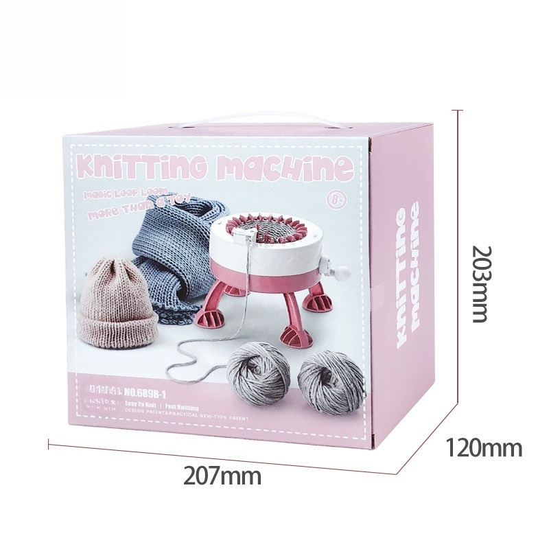 Children's Parent-child Interactive DIY Glove and Scarf Knitting Tool, Round Knitting Machine Gauge Hand Knitting Tool