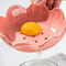 Ceramic Egg White Separator, Porcelain Yolk Filter, Flower Shaped Kitchen Tool for Baking